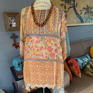 Beautiful Johnny Was Burnout Tunic.